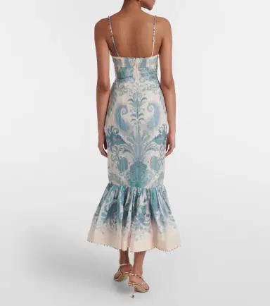 Zimmermann Illuminate silk and linen cocktail dress | Thumbnail 2 Zimmermann Illuminate silk and linen cocktail dress | Thumbnail 2