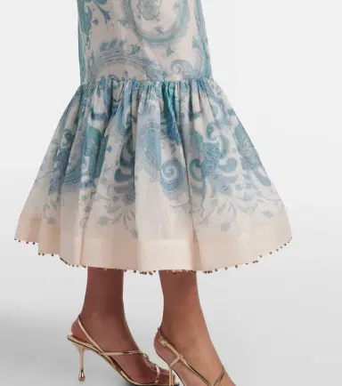 Zimmermann Illuminate silk and linen cocktail dress | Thumbnail 3 Zimmermann Illuminate silk and linen cocktail dress | Thumbnail 3