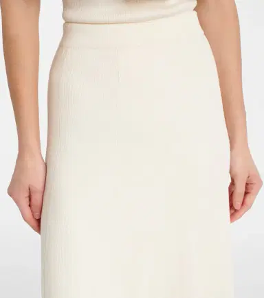Zimmermann Illuminate pleated ribbed-knit midi skirt | Thumbnail 3 Zimmermann Illuminate pleated ribbed-knit midi skirt | Thumbnail 3