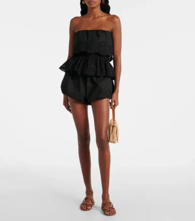 Posse Beryl peplum cotton top | Thumbnail 2 Posse Beryl peplum cotton top | Thumbnail 2