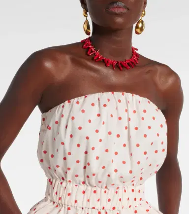Posse Aurelia polka-dot linen top | Thumbnail 2 Posse Aurelia polka-dot linen top | Thumbnail 2
