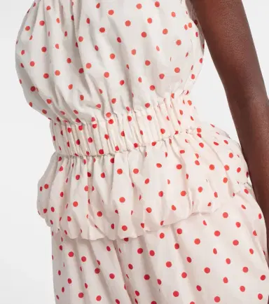 Posse Aurelia polka-dot linen top | Thumbnail 3 Posse Aurelia polka-dot linen top | Thumbnail 3