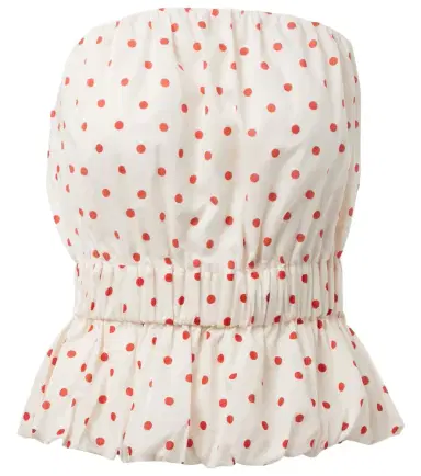 Posse Aurelia polka-dot linen top | Thumbnail 1 Posse Aurelia polka-dot linen top | Thumbnail 1