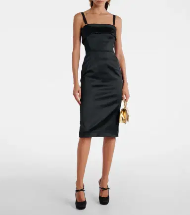Dolce & Gabbana Satin midi dress | Thumbnail 5 Dolce & Gabbana Satin midi dress | Thumbnail 5