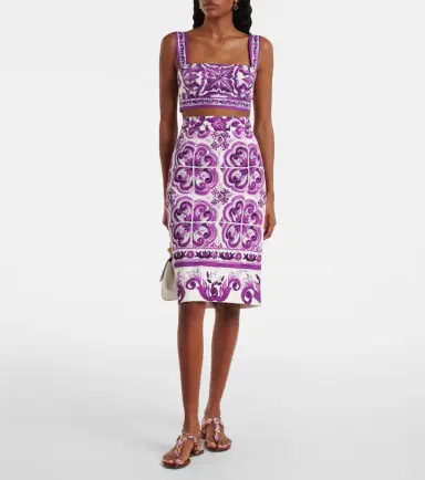 Dolce & Gabbana Majolica pencil skirt | Thumbnail 2 Dolce & Gabbana Majolica pencil skirt | Thumbnail 2
