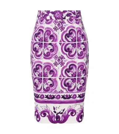 Dolce & Gabbana Majolica pencil skirt | Thumbnail 1 Dolce & Gabbana Majolica pencil skirt | Thumbnail 1