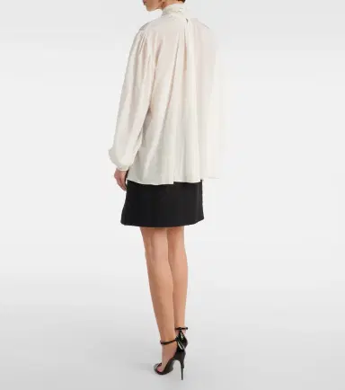 Dolce & Gabbana Silk-blend top | Thumbnail 6 Dolce & Gabbana Silk-blend top | Thumbnail 6