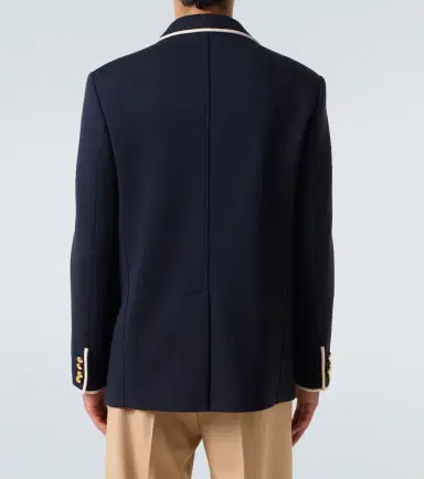 Valentino Wool jersey blazer | Thumbnail 2 Valentino Wool jersey blazer | Thumbnail 2