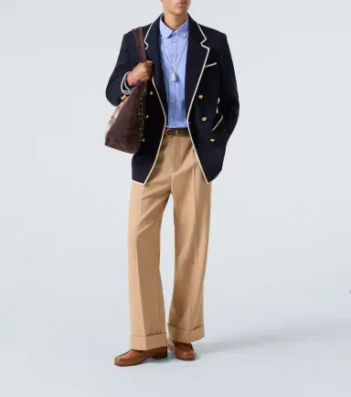 Valentino Wool jersey blazer | Thumbnail 3 Valentino Wool jersey blazer | Thumbnail 3