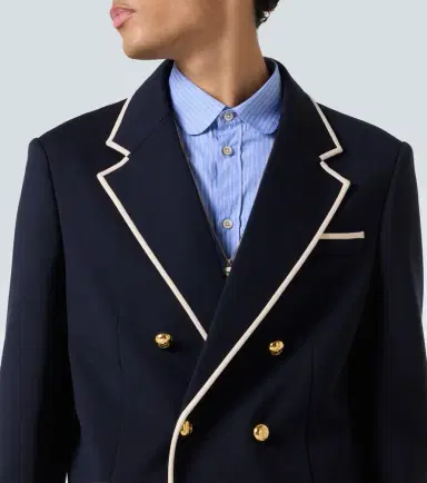 Valentino Wool jersey blazer | Thumbnail 4 Valentino Wool jersey blazer | Thumbnail 4