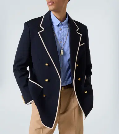 Valentino Wool jersey blazer | Thumbnail 7 Valentino Wool jersey blazer | Thumbnail 7