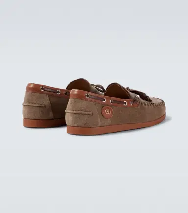 Valentino Garavani Palm Avenue suede boat shoes | Thumbnail 3 Valentino Garavani Palm Avenue suede boat shoes | Thumbnail 3