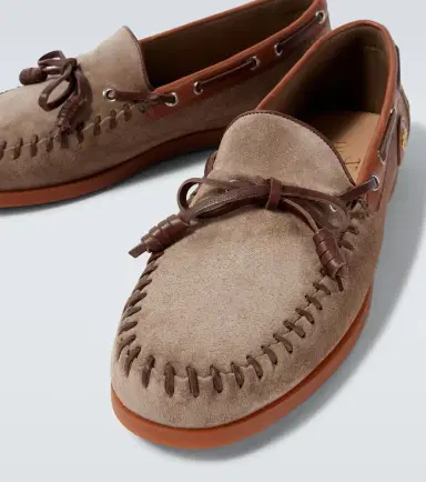 Valentino Garavani Palm Avenue suede boat shoes | Thumbnail 4 Valentino Garavani Palm Avenue suede boat shoes | Thumbnail 4