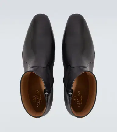 Valentino Garavani VLogo leather ankle boots | Thumbnail 2 Valentino Garavani VLogo leather ankle boots | Thumbnail 2