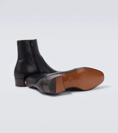 Valentino Garavani VLogo leather ankle boots | Thumbnail 3 Valentino Garavani VLogo leather ankle boots | Thumbnail 3