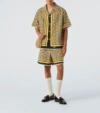 Valentino Printed cotton poplin shorts | Thumbnail 3 Valentino Printed cotton poplin shorts | Thumbnail 3