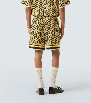 Valentino Printed cotton poplin shorts | Thumbnail 4 Valentino Printed cotton poplin shorts | Thumbnail 4