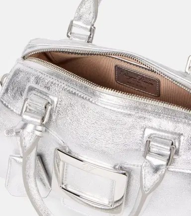 Roger Vivier Belle Vivier Mini metallic leather tote bag | Thumbnail 2 Roger Vivier Belle Vivier Mini metallic leather tote bag | Thumbnail 2