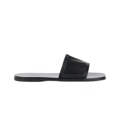 Valentino Garavani Viva Superstar leather and suede slides | Thumbnail 1 Valentino Garavani Viva Superstar leather and suede slides | Thumbnail 1