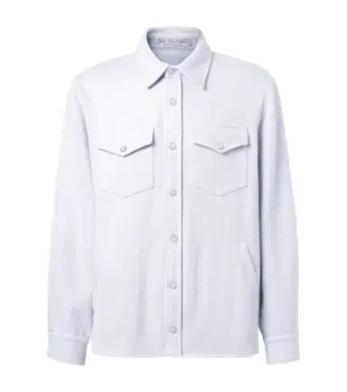 God’s True Cashmere Explorer cashmere and cotton denim jacket | Thumbnail 1 God’s True Cashmere Explorer cashmere and cotton denim jacket | Thumbnail 1