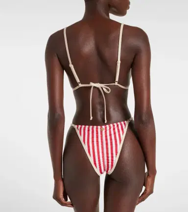 Bananhot Candy striped triangle bikini top | Thumbnail 2 Bananhot Candy striped triangle bikini top | Thumbnail 2