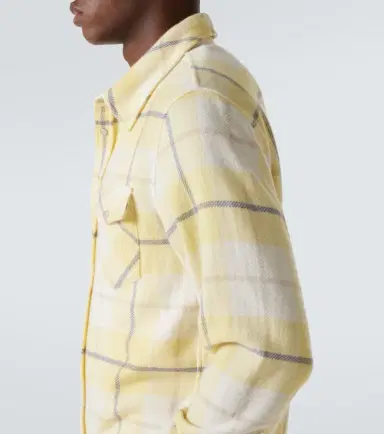 God’s True Cashmere Dreamer plaid cashmere shirt with moonstone | Thumbnail 5 God’s True Cashmere Dreamer plaid cashmere shirt with moonstone | Thumbnail 5