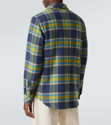 God's True Cashmere Explorer plaid cashmere shirt with quartz | Thumbnail 3 God's True Cashmere Explorer plaid cashmere shirt with quartz | Thumbnail 3