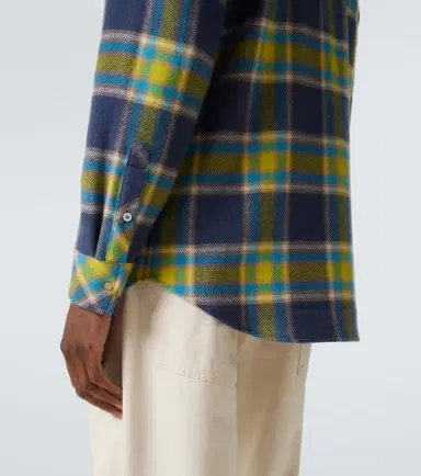 God's True Cashmere Explorer plaid cashmere shirt with quartz | Thumbnail 6 God's True Cashmere Explorer plaid cashmere shirt with quartz | Thumbnail 6