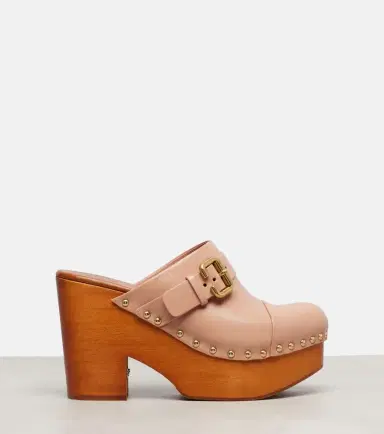 Chloé Chloé Jeannette 80 studded leather clogs | Thumbnail 4 Chloé Chloé Jeannette 80 studded leather clogs | Thumbnail 4