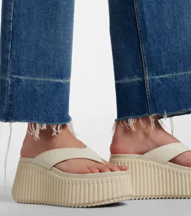 Chloé Chloé Nama leather platform thong sandals | Thumbnail 6 Chloé Chloé Nama leather platform thong sandals | Thumbnail 6