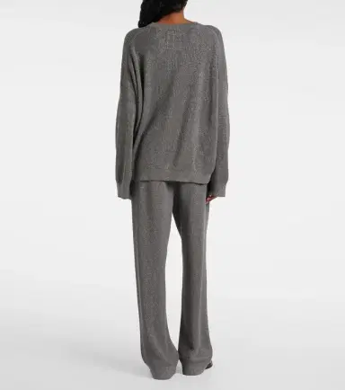 Brunello Cucinelli Cotton-blend lamé sweater | Thumbnail 3 Brunello Cucinelli Cotton-blend lamé sweater | Thumbnail 3