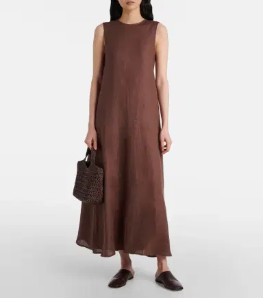 ASCENO Tallin linen maxi dress | Thumbnail 4 ASCENO Tallin linen maxi dress | Thumbnail 4