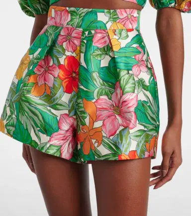 Alemais Alémais Amelia printed high-rise shorts | Thumbnail 3 Alemais Alémais Amelia printed high-rise shorts | Thumbnail 3