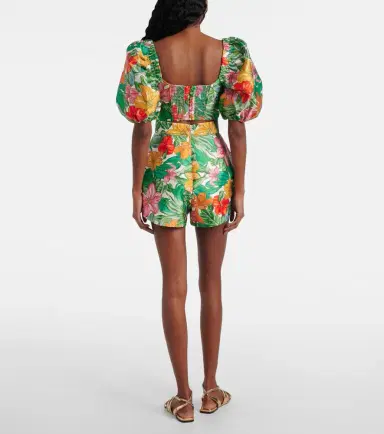 Alemais Alémais Amelia printed high-rise shorts | Thumbnail 4 Alemais Alémais Amelia printed high-rise shorts | Thumbnail 4