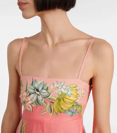 Alemais Alémais Anika floral linen maxi dress | Thumbnail 5 Alemais Alémais Anika floral linen maxi dress | Thumbnail 5