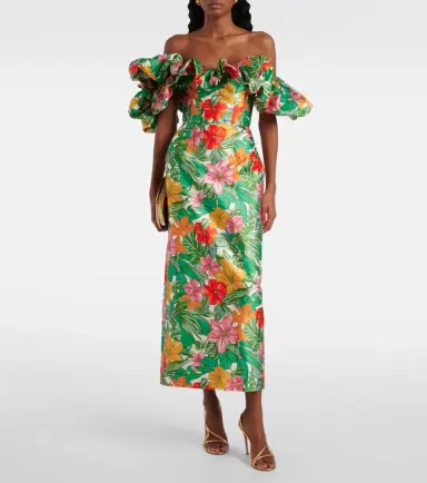 Alemais Alémais Printed off-shoulder maxi dress | Thumbnail 6 Alemais Alémais Printed off-shoulder maxi dress | Thumbnail 6