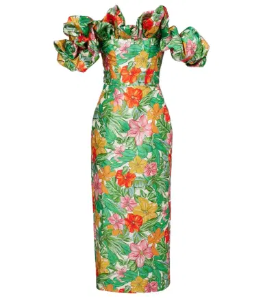 Alemais Alémais Printed off-shoulder maxi dress | Thumbnail 1 Alemais Alémais Printed off-shoulder maxi dress | Thumbnail 1
