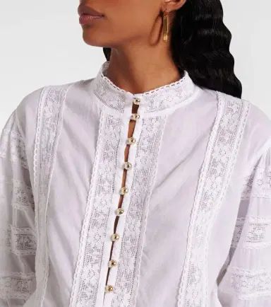 Melissa Odabash Rita lace-trimmed cotton minidress | Thumbnail 5 Melissa Odabash Rita lace-trimmed cotton minidress | Thumbnail 5