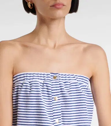 Melissa Odabash Venus cotton-blend terry romper | Thumbnail 3 Melissa Odabash Venus cotton-blend terry romper | Thumbnail 3
