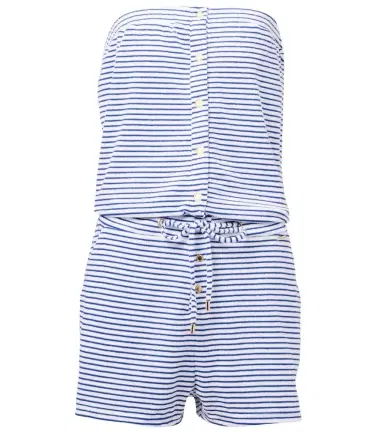 Melissa Odabash Venus cotton-blend terry romper | Thumbnail 1 Melissa Odabash Venus cotton-blend terry romper | Thumbnail 1