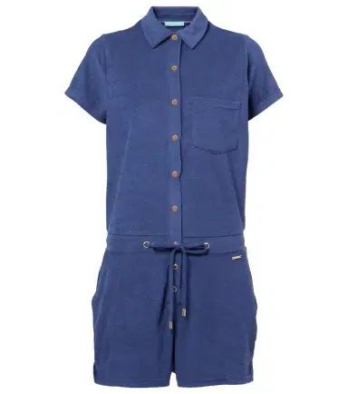 Melissa Odabash Border cotton-blend playsuit | Thumbnail 1 Melissa Odabash Border cotton-blend playsuit | Thumbnail 1