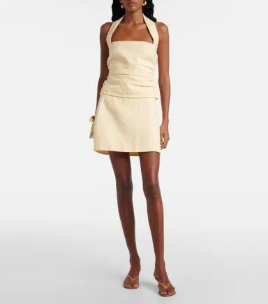 SIR Jerry linen wrap skirt | Thumbnail 3 SIR Jerry linen wrap skirt | Thumbnail 3