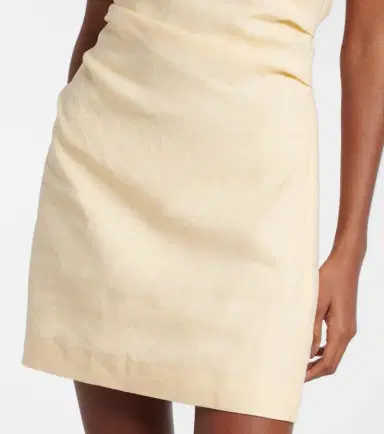 SIR Iris one-shoulder linen minidress | Thumbnail 4 SIR Iris one-shoulder linen minidress | Thumbnail 4