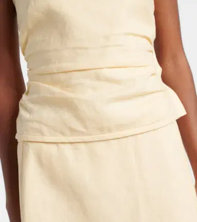SIR Jerry ruched linen top | Thumbnail 4 SIR Jerry ruched linen top | Thumbnail 4