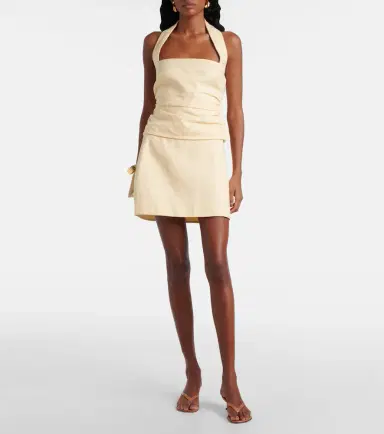 SIR Jerry ruched linen top | Thumbnail 5 SIR Jerry ruched linen top | Thumbnail 5
