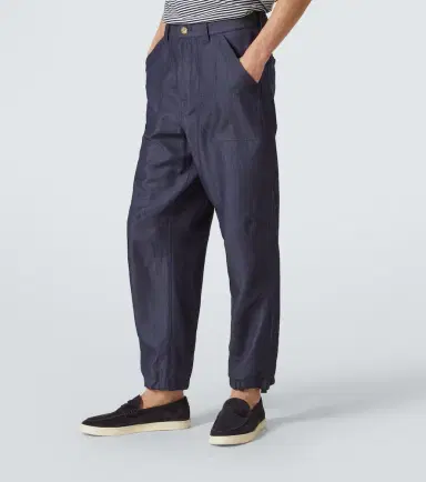 Brunello Cucinelli Wool-blend twill straight pants | Thumbnail 4 Brunello Cucinelli Wool-blend twill straight pants | Thumbnail 4