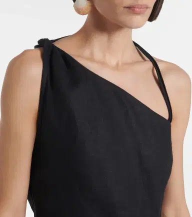 SIR. Affogato asymmetric linen minidress | Thumbnail 5 SIR. Affogato asymmetric linen minidress | Thumbnail 5