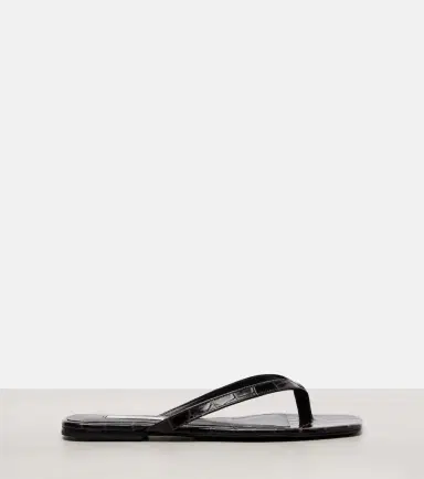 TOTEME Croc-effect leather thong sandals | Thumbnail 3 TOTEME Croc-effect leather thong sandals | Thumbnail 3