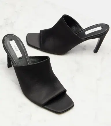 Toteme 85 satin mules | Thumbnail 3 Toteme 85 satin mules | Thumbnail 3
