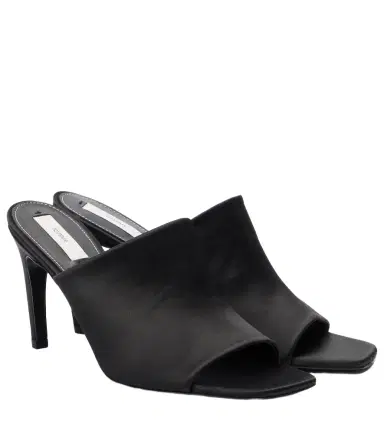 Toteme 85 satin mules | Thumbnail 1 Toteme 85 satin mules | Thumbnail 1